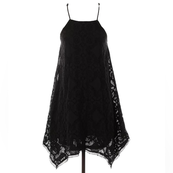 Alya Dresses & Skirts - Women’s Black Lace Whimsigoth Dress